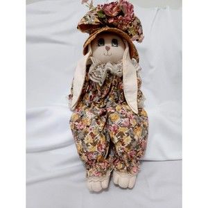 Vintage French Country Easter Bunny Shelf Sitter Susannah Sweetbonnet 17"